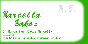 marcella bakos business card